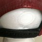 DC Comics The Flash Faux Leather Snapback Hat Cap Red Gold Metal Logo