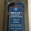 Bolero Men’s 2 In 1 Shampoo & Conditioner Charcoal & Bamboo -1ea 13.5oz