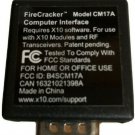 X10 RF FireCracker Computer Interface CM17A