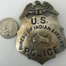 Vintage Bureau Of Indian Affairs U.S. Police Badge
