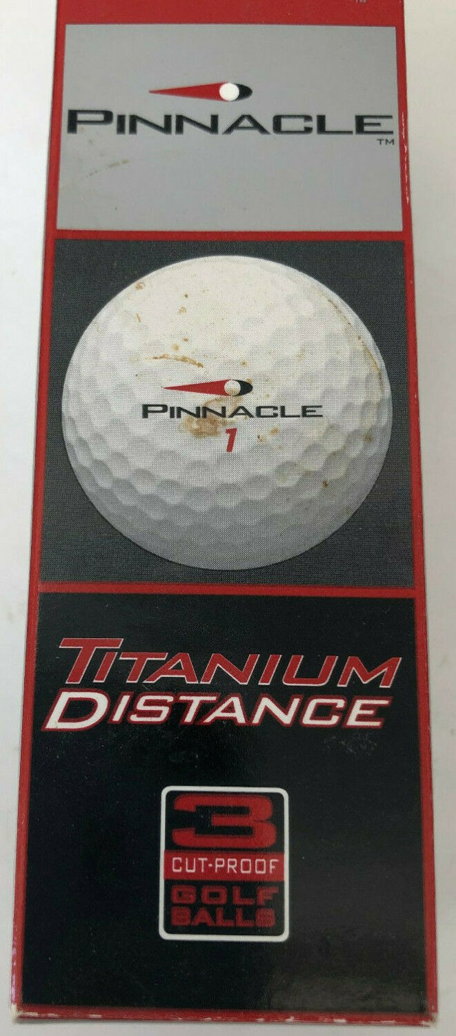 Pinnacle Titanium Distance Golf Balls 3 Pack