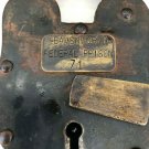 Antique-Finish Rustic Levenworth Federal Prison Padlock Two Working Keys