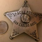 Apache Police San Carlos Arizona Badge