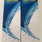 2PCS Icepure RWF 0700A Comparable Refrigerator Water Filter