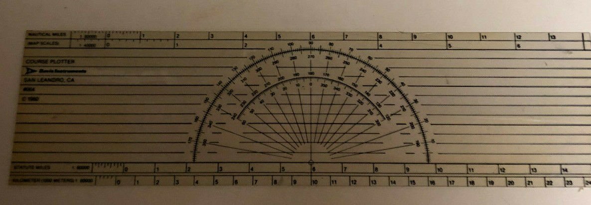 Davis Instruments Course Plotter # 064 1980, For Boating