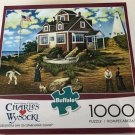 Charles Wysocki "A Delightful Day Sparkhawk Island" 1000-Piece Puzzle - Complete