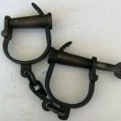 Yuma Territorial Prison Arizona Working Cast Iron Handcuffs & Key