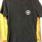 vans (small) youth w/ pocket black t  shirt