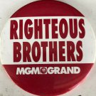MGM Grand Las Vegas Righteous Brothers Red and White 3" Pin/Button