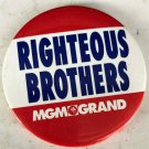 MGM Grand Las Vegas Righteous Brothers Blue and White 3" Pin/Button