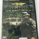 Socom 3: U.S. Navy Sealss for Playstation 2 PS2 Complete W/ Manual