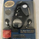 INNOVAGE Weather - FM/Weather Clip Radio with Ear Bud Headphones