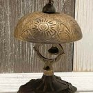 Solid Brass Ornate Desk Bell Hotel Antique Rustic Vintage
