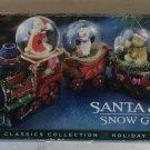Santa & Friends Snow Globe Train Christmas Holiday Classics Collection Set of 4