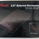 Rosewill 2.5" IDE to USB External Enclosure 480 MB/s LED Black RX81U-ES-25B