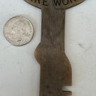 Folger Adam Solid Brass Jailhouse Key