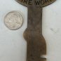 Folger Adam Solid Brass Jailhouse Key