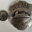 Obsolete Special Police Badge Texas And Pacific Railroad