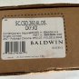 Baldwin Contemporary Square Single Cylinder Keyed Entry Deadbolt SC.CSD Chrome