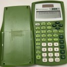 Texas Instruments TI-30xllS Solar Education Calculator Green
