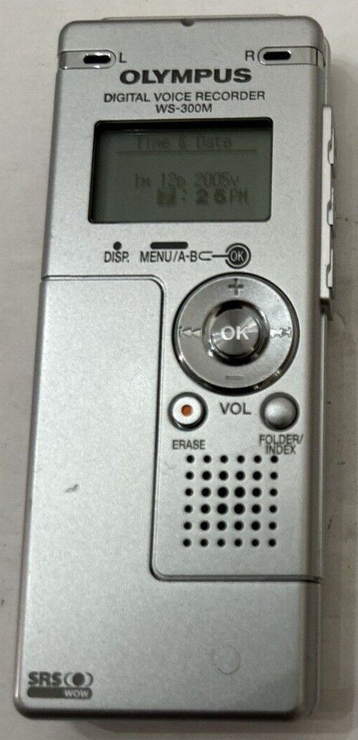 OLYMPUS WS300M Digital Voice Recorder & MP3 Player w/ Builtin USB