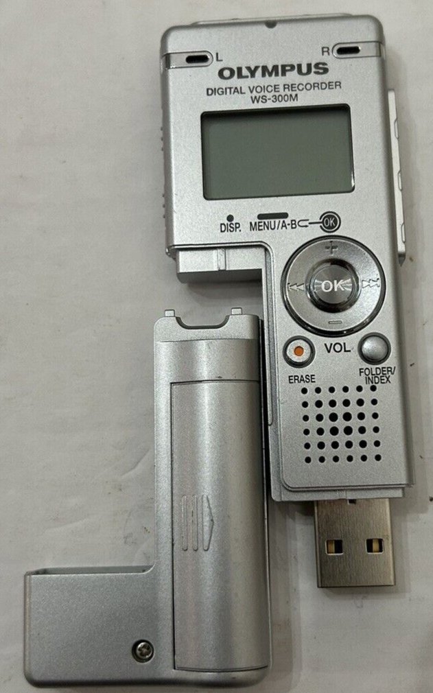 OLYMPUS WS300M Digital Voice Recorder & MP3 Player w/ Builtin USB