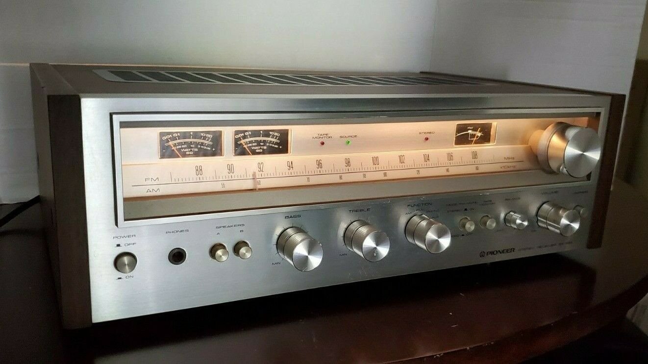 Vintage 1970 S Pioneer Sx 580 Vintage Am Fm Stereo Receiver Audiophile