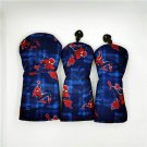 Spider Man Golf Woods Head Covers Driver Fairway Woods Covers Nylon Clubs