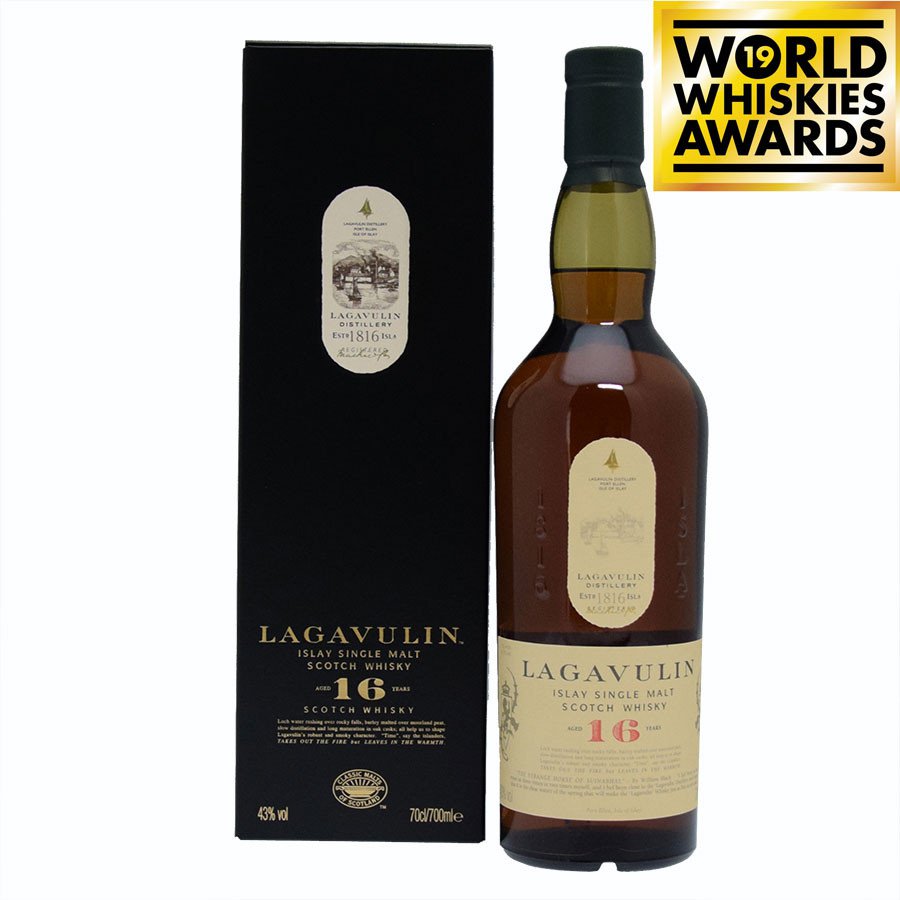 Islay Single Malt Scotch Whiskey 16 years old lagavulin 70 cl