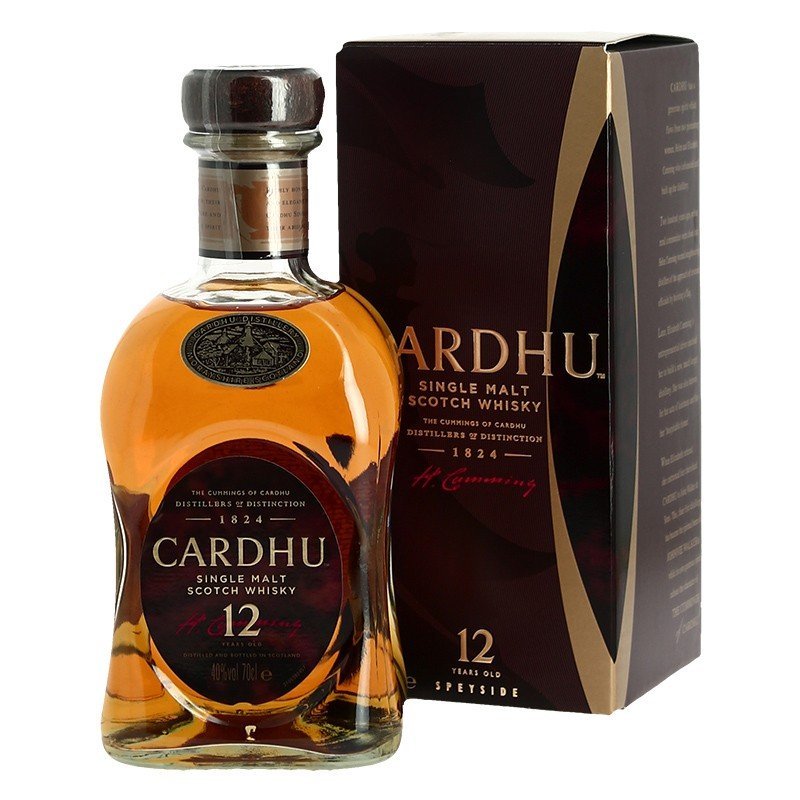 Single Malt Scotch Whiskey 12 years old cardhu 70 cl