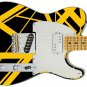 Hard Rock Metal Guitar God Black Yellow Stripes Version 10 Guitar Skin