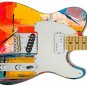 Guitar Skin Cool Colorful Oil Paint Color Theme Body Wrap Vinyl Sticker Decal