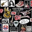 Guitar God Rockstar RIP EVH Sticker Rock Star Music Legend Tribute 27 stickers A