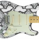 Black Gray Art Snake Guitar Skin Sticka Steves Black Gray Art Snake Guitar Skin Sticka Steves