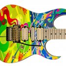 Guitar Skin Light is Color Band Swirl Colorful vinyl sticker decal GS 039
