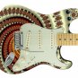 Guitar Skin Fractal Swirl Retro Pattern Cool vinyl sticker decal GS 064