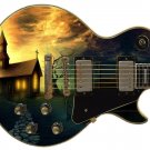 Dead Beat Guitar Skin House of the Haunted Church vinyl sticker decal GS 092