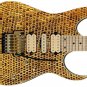 Constrictor Orange Snake Guitar Skin Sticka Steves