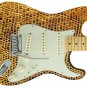 Constrictor Orange Snake Guitar Skin Sticka Steves