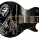 Guitar Skin V for Vendetta or QAnon Mystery Wrap Vinyl Sticker Decal