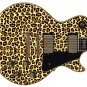 Leopard Print Guitar Skin Instrument Body Wrap Vinyl Sticker Decal