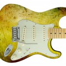 Guitar Skin vintage old bakelite warm floral vintage vinyl sticker decal GS 024