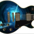 Super Nova Blue Guitar Skin