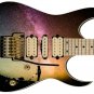 Guitar Deep Space Galaxy Universe Trek Stars Body Wrap Vinyl Sticker Decal C