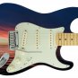 Guitar Sky Sun Set Lake View Beautiful Night Body Wrap Vinyl Sticker Decal