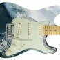 Guitar Skin Waves Roaring Ocean Deep Surf Swell Theme Wrap Vinyl Sticker Decal A