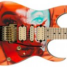 Guitar Skin Sexy Hungry Eyes Suck My Kiss Theme Body Wrap Vinyl Sticker Decal