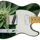 Guitar Skin 420 Sticky Green leaf Bud Weed MJ THC Wrap Vinyl Sticker Decal C