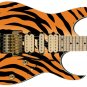 Guitar Skin Tiger Stripes black orange Theme G Body Wrap Vinyl Sticker Decal