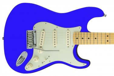 Guitar Skin Solid Blue Body Instrument Wrap Vinyl Sticker Decal